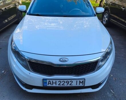Белый Киа Оптима, объемом двигателя 2 л и пробегом 333 тыс. км за 8500 $, фото 1 на Automoto.ua