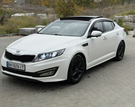 Белый Киа Оптима, объемом двигателя 2 л и пробегом 365 тыс. км за 7700 $, фото 1 на Automoto.ua