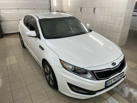 Белый Киа Оптима, объемом двигателя 2.4 л и пробегом 219 тыс. км за 8600 $, фото 1 на Automoto.ua