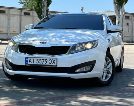 Білий Кіа Оптіма, об'ємом двигуна 2 л та пробігом 91 тис. км за 8700 $, фото 1 на Automoto.ua