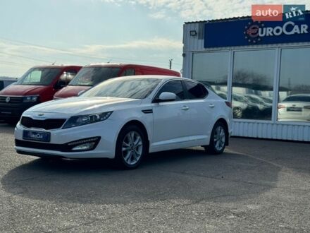 Белый Киа Оптима, объемом двигателя 2 л и пробегом 256 тыс. км за 8800 $, фото 1 на Automoto.ua