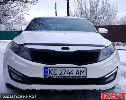 Белый Киа Оптима, объемом двигателя 2 л и пробегом 167 тыс. км за 9000 $, фото 1 на Automoto.ua