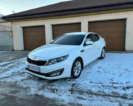 Белый Киа Оптима, объемом двигателя 2 л и пробегом 223 тыс. км за 8500 $, фото 1 на Automoto.ua