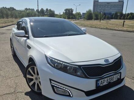 Белый Киа Оптима, объемом двигателя 2 л и пробегом 85 тыс. км за 12200 $, фото 1 на Automoto.ua