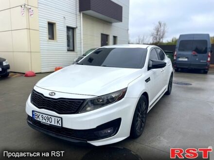 Білий Кіа Оптіма, об'ємом двигуна 2.4 л та пробігом 215 тис. км за 9999 $, фото 1 на Automoto.ua