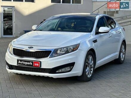 Белый Киа Оптима, объемом двигателя 2.4 л и пробегом 220 тыс. км за 9490 $, фото 1 на Automoto.ua
