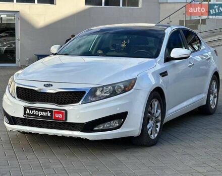 Белый Киа Оптима, объемом двигателя 2.4 л и пробегом 220 тыс. км за 9490 $, фото 1 на Automoto.ua