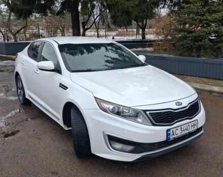 Білий Кіа Оптіма, об'ємом двигуна 2.4 л та пробігом 185 тис. км за 8300 $, фото 1 на Automoto.ua