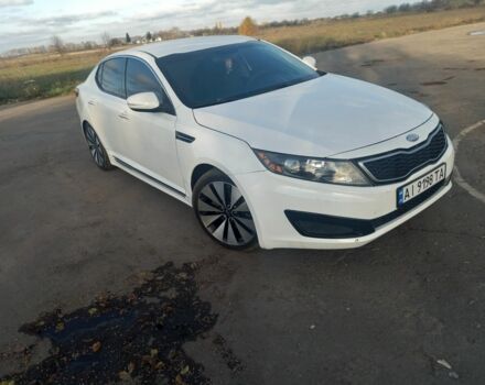 Білий Кіа Оптіма, об'ємом двигуна 2.4 л та пробігом 185 тис. км за 9000 $, фото 1 на Automoto.ua