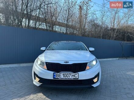 Белый Киа Оптима, объемом двигателя 2.4 л и пробегом 196 тыс. км за 11400 $, фото 1 на Automoto.ua