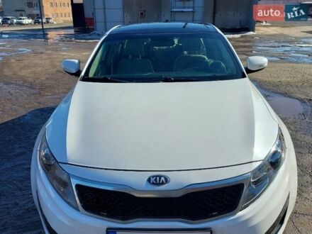 Белый Киа Оптима, объемом двигателя 2.4 л и пробегом 196 тыс. км за 7200 $, фото 1 на Automoto.ua