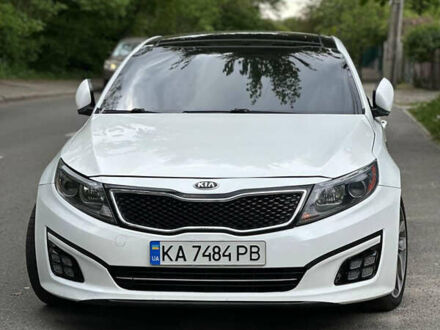 Белый Киа Оптима, объемом двигателя 2 л и пробегом 156 тыс. км за 12800 $, фото 1 на Automoto.ua
