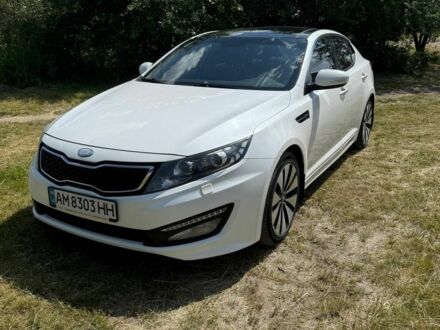 Киа Оптима 2013 в Овруче на Automoto.ua Белый Киа Оптима, объемом двигателя 2.4 л и пробегом 210 тыс. км за 10300 $, фото 1 на Automoto.ua