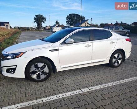 Белый Киа Оптима, объемом двигателя 2.4 л и пробегом 142 тыс. км за 10484 $, фото 1 на Automoto.ua