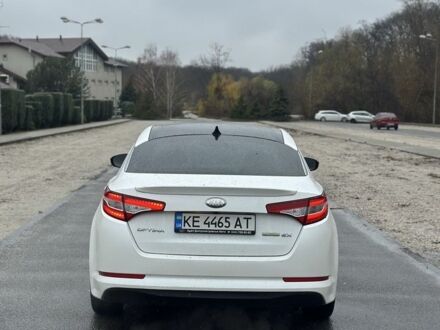 Білий Кіа Оптіма, об'ємом двигуна 2.4 л та пробігом 170 тис. км за 9800 $, фото 1 на Automoto.ua