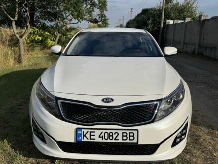 Білий Кіа Оптіма, об'ємом двигуна 2 л та пробігом 197 тис. км за 9498 $, фото 1 на Automoto.ua