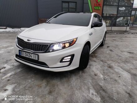 Білий Кіа Оптіма, об'ємом двигуна 2.4 л та пробігом 235 тис. км за 9500 $, фото 1 на Automoto.ua