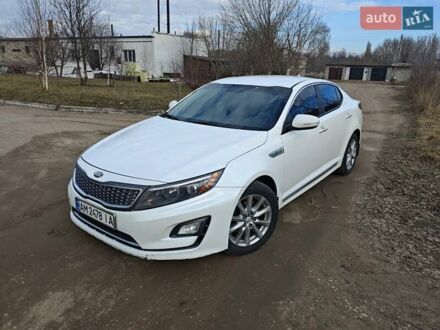 Киа Оптима 2014 в Овруче на Automoto.ua Белый Киа Оптима, объемом двигателя 2.4 л и пробегом 192 тыс. км за 11400 $, фото 1 на Automoto.ua