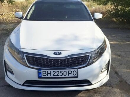 Білий Кіа Оптіма, об'ємом двигуна 2.4 л та пробігом 218 тис. км за 9499 $, фото 1 на Automoto.ua