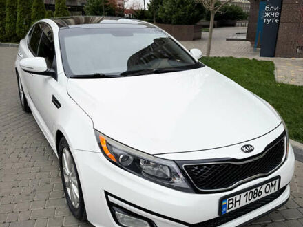Білий Кіа Оптіма, об'ємом двигуна 2.4 л та пробігом 167 тис. км за 11800 $, фото 1 на Automoto.ua