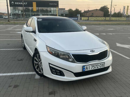 Киа Оптима 2014 в Белой Церкве на Automoto.ua Белый Киа Оптима, объемом двигателя 2.36 л и пробегом 170 тыс. км за 9400 $, фото 1 на Automoto.ua