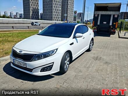 Белый Киа Оптима, объемом двигателя 2.4 л и пробегом 220 тыс. км за 10700 $, фото 1 на Automoto.ua