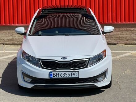 Білий Кіа Оптіма, об'ємом двигуна 2.4 л та пробігом 160 тис. км за 12500 $, фото 1 на Automoto.ua