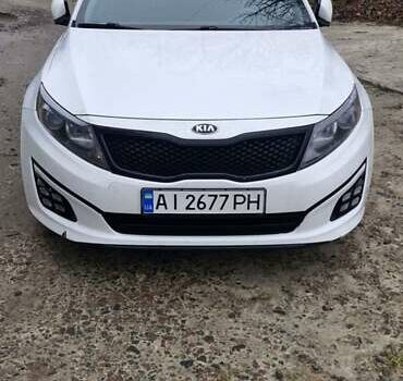 Белый Киа Оптима, объемом двигателя 2.4 л и пробегом 296 тыс. км за 11800 $, фото 1 на Automoto.ua