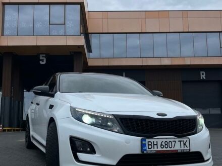 Кіа Оптіма 2014 у Одесі на Automoto.ua Білий Кіа Оптіма, об'ємом двигуна 2.4 л та пробігом 139 тис. км за 11200 $, фото 1 на Automoto.ua