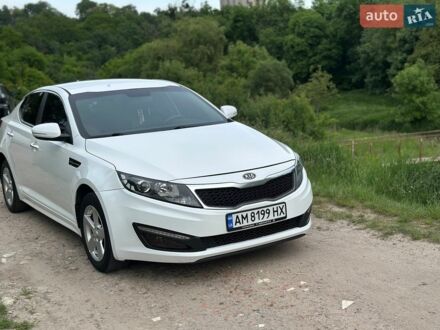 Білий Кіа Оптіма, об'ємом двигуна 2.4 л та пробігом 146 тис. км за 9399 $, фото 1 на Automoto.ua