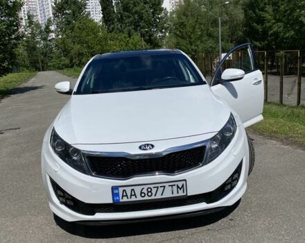 Киа Оптима 2015 в Киеве на Automoto.ua Белый Киа Оптима, объемом двигателя 2.4 л и пробегом 95 тыс. км за 10999 $, фото 1 на Automoto.ua