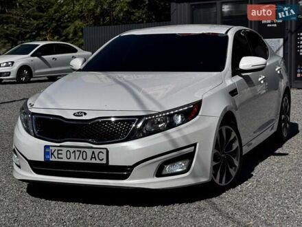 Кіа Оптіма 2015 у Дніпро (Дніпропетровську) на Automoto.ua Білий Кіа Оптіма, об'ємом двигуна 2.4 л та пробігом 164 тис. км за 10000 $, фото 1 на Automoto.ua