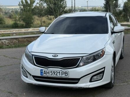 Киа Оптима 2015 в Славянске на Automoto.ua Белый Киа Оптима, объемом двигателя 2.4 л и пробегом 155 тыс. км за 10600 $, фото 1 на Automoto.ua
