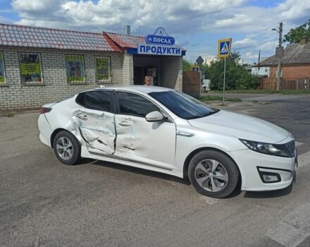Білий Кіа Оптіма, об'ємом двигуна 2.4 л та пробігом 240 тис. км за 6500 $, фото 1 на Automoto.ua