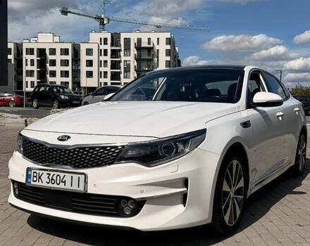Белый Киа Оптима, объемом двигателя 1.69 л и пробегом 224 тыс. км за 13200 $, фото 1 на Automoto.ua