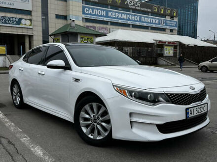 Білий Кіа Оптіма, об'ємом двигуна 2.4 л та пробігом 144 тис. км за 11500 $, фото 1 на Automoto.ua