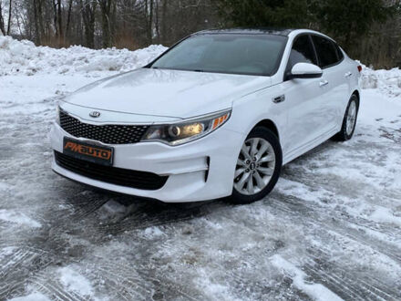 Білий Кіа Оптіма, об'ємом двигуна 2.4 л та пробігом 160 тис. км за 13000 $, фото 1 на Automoto.ua