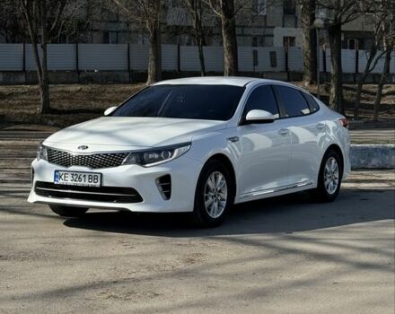 Белый Киа Оптима, объемом двигателя 2 л и пробегом 186 тыс. км за 12499 $, фото 1 на Automoto.ua