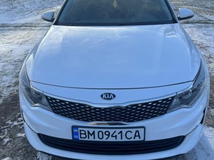 Киа Оптима 2016 в Ромнах на Automoto.ua Белый Киа Оптима, объемом двигателя 2.4 л и пробегом 175 тыс. км за 12900 $, фото 1 на Automoto.ua