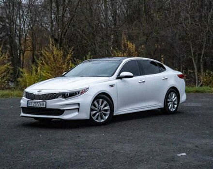 Белый Киа Оптима, объемом двигателя 2.4 л и пробегом 160 тыс. км за 13000 $, фото 1 на Automoto.ua