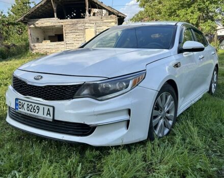 Белый Киа Оптима, объемом двигателя 2.4 л и пробегом 200 тыс. км за 7500 $, фото 1 на Automoto.ua
