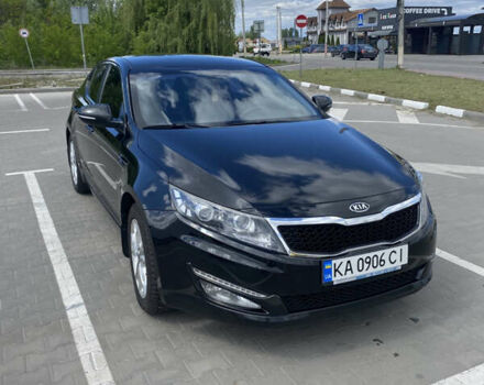 Черный Киа Оптима, объемом двигателя 2 л и пробегом 164 тыс. км за 10500 $, фото 4 на Automoto.ua