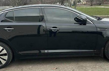 Черный Киа Оптима, объемом двигателя 2.4 л и пробегом 210 тыс. км за 9500 $, фото 6 на Automoto.ua