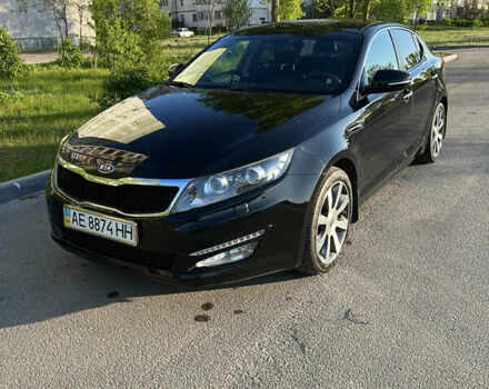 Черный Киа Оптима, объемом двигателя 2 л и пробегом 128 тыс. км за 11700 $, фото 4 на Automoto.ua