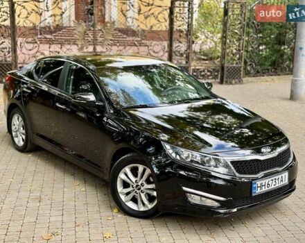 Черный Киа Оптима, объемом двигателя 2 л и пробегом 183 тыс. км за 9800 $, фото 12 на Automoto.ua