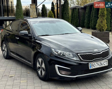 Черный Киа Оптима, объемом двигателя 2.36 л и пробегом 163 тыс. км за 8500 $, фото 2 на Automoto.ua