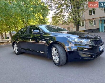 Чорний Кіа Оптіма, об'ємом двигуна 2 л та пробігом 155 тис. км за 8500 $, фото 9 на Automoto.ua