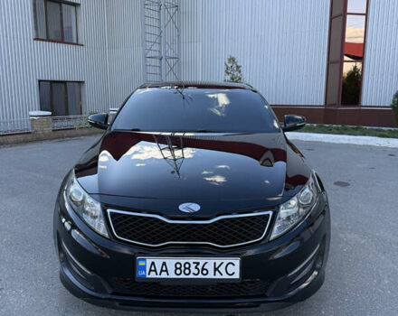 Чорний Кіа Оптіма, об'ємом двигуна 2 л та пробігом 112 тис. км за 8700 $, фото 7 на Automoto.ua