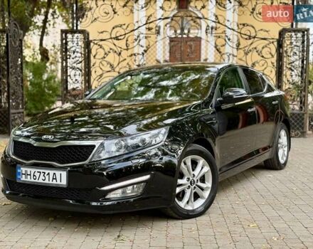 Черный Киа Оптима, объемом двигателя 2 л и пробегом 183 тыс. км за 9800 $, фото 5 на Automoto.ua