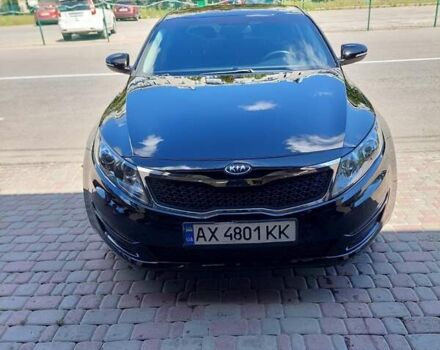 Чорний Кіа Оптіма, об'ємом двигуна 2 л та пробігом 155 тис. км за 8500 $, фото 4 на Automoto.ua